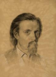 Ремер П.А.  Портрет художника И.И. Журавлева, 1863